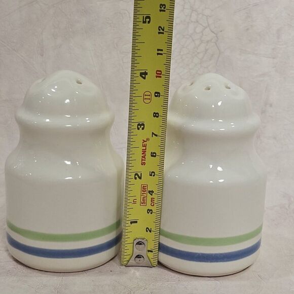 PFALTZGRAFF Cloverhill Bands Salt & Pepper Shaker Set -  3/6 Holes USA - Picture 3 of 5